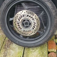 honda pcx 125cc front wheel