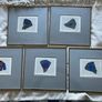 Matching Set of 7 Abstract Pictures Image 10