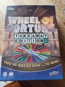 Wheel of Fortune game (takeaway edition)