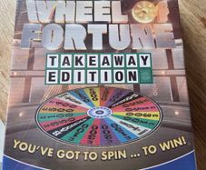Wheel of Fortune game (takeaway edition)