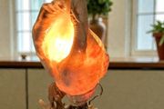 Unique seashell lamp