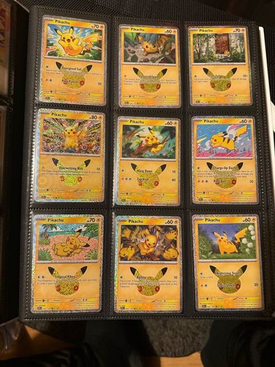 30th Anniversary Pokemon cards base set