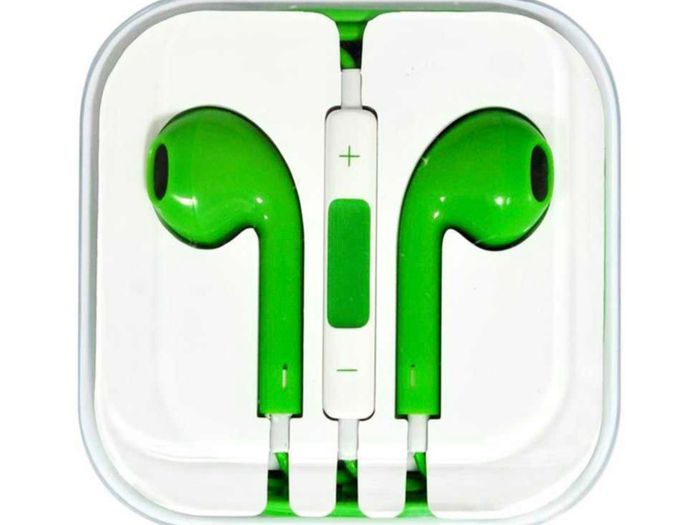 New 3.5mm Jack 1m Earphones Headset Remote Mic Volume for iPhone #1323