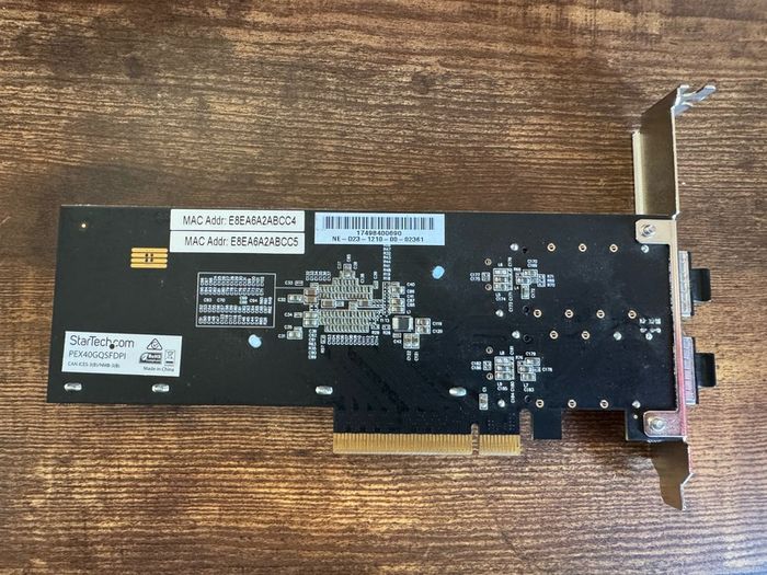 Dual Port 40G QSFP+ Network Card