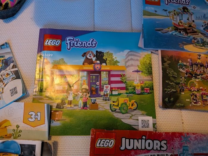 Lego and instruction manuals
