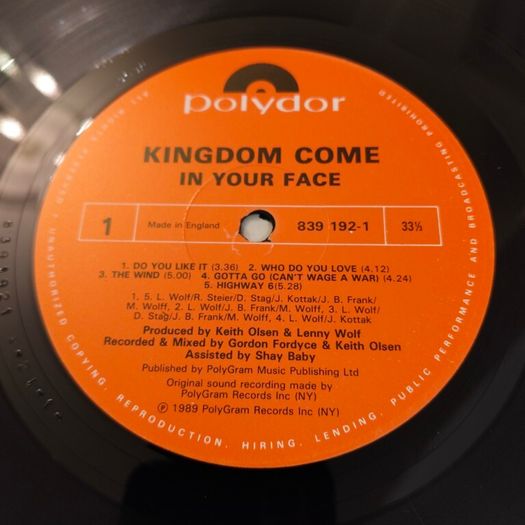 Kingdom Come - In your face
