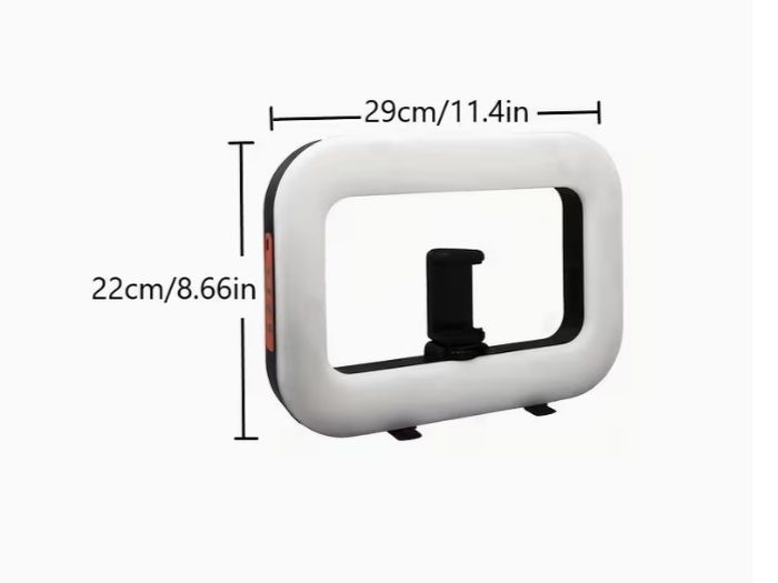 Smartphone Camera Stand, Handheld Circular Selfie Light Kit,