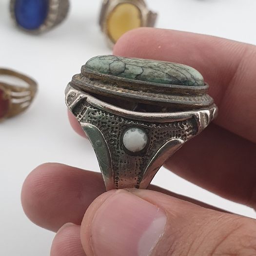 Old World Jewellery Collection 15 Mixed Brass Statement Rings