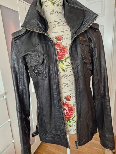 SuperDry Men's Leather Jacket