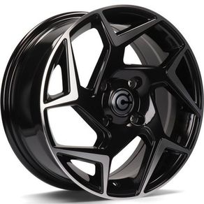 15" ST fiesta type Black Alloy Wheels Ford Citroen Peugeot Opel  4x108