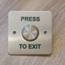 Flush 25mm stainless steel exit button SPB003F with back box Image 8