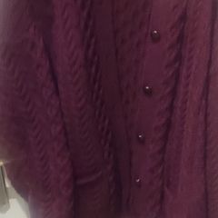 bnwt pure wool Aran cardigan