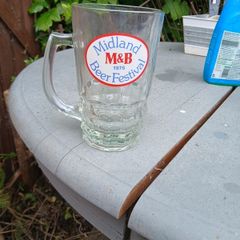 m&b pint glass 1975