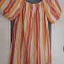 F&F Candy Stripe Bardot Dress Sz 12 Image 8