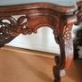 Hall table large solid wood carved Image 7