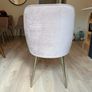 West Elm Dining Chairs - Dusty Pink Image 3