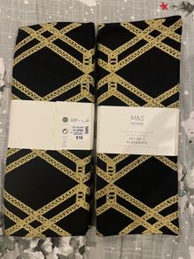Marks and Spencer's Embroidered Placemats