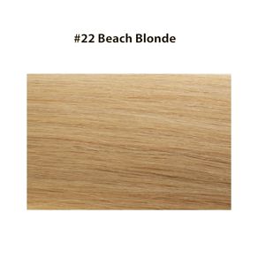 Micro Ring Hair Extensions 20" Double Drawn I Tip Remy Hair 25g - #22 Beach Blonde