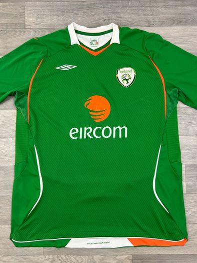 Vintage 2006 Umbro Ireland Home Jersey Shirt Mens XL