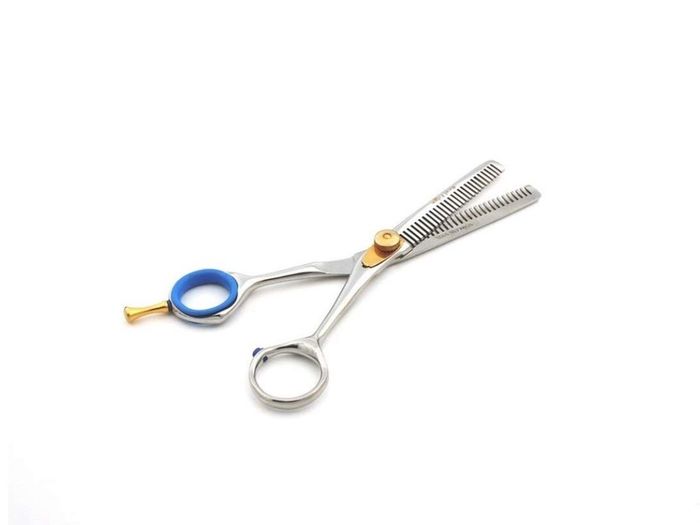 6" Professional Barber Hair Teeth Thinning Cutting Scissors,Haircut Cutter Shears,Hair Texturizing Shears With Black Case