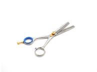 main image for ad 6" Professional Barber Hair Teeth Thinning Cutting Scissors,Haircut Cutter Shears,Hair Texturizing Shears With Black Case