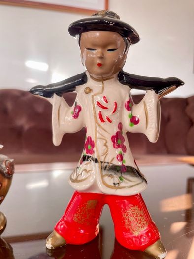 Rare Kitsch Mantle Decor 1950s