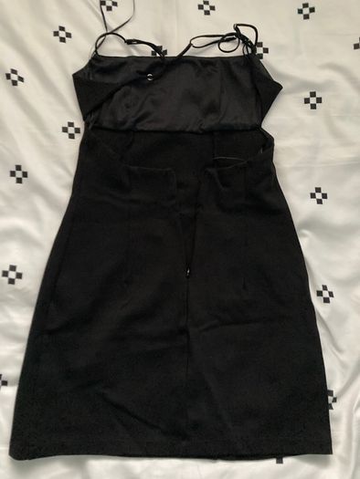 Black mini dress size uk 4/6