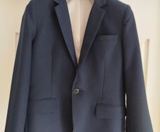 Navy Communion Jacket & Tie