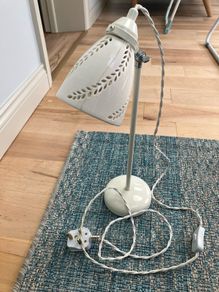 Cream ceramic lamp
