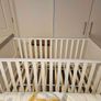 Tutti Bambini Ravenna Cot Bed White Grey Image 2