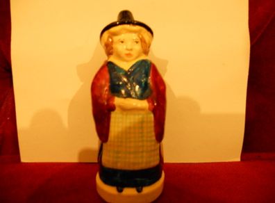 Late 1800's/Early 1900's Lady Hand Made/Hand Painted Figurine made in "Devon England.4" Tall
