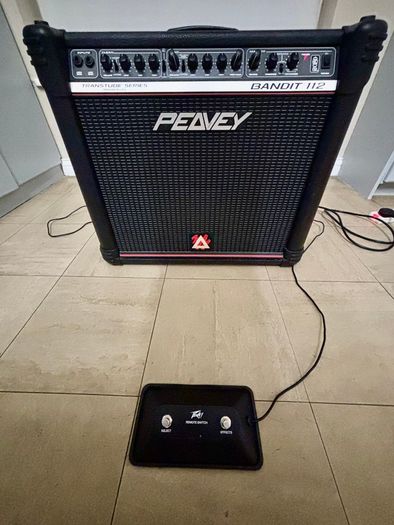 Peavey Bandit 112 Red Stripe 100W Guitar Amp + Footswitch