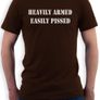 Heavily Armed Easily Pissed T-Shirt tee top shirt Image 4