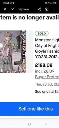 doll monster high Raqual