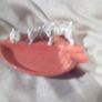 a vintage 1930 ash tray with a dog and two puppys Image 3