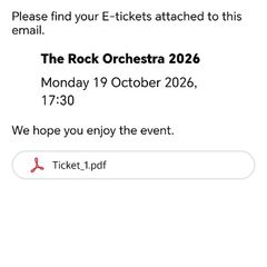 rock orchestra tickets