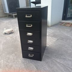 Metal filing cabinet
