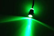 3mm Pre-Wired GREEN LED Bulb Ultra Bright Emitting Diodes Indicator Light 48V Panel Mount