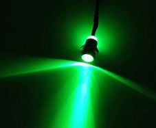 3mm Pre-Wired GREEN LED Bulb Ultra Bright Emitting Diodes Indicator Light 48V Panel Mount