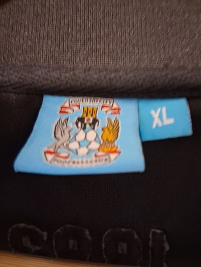 Coventry City Football Club.  Official Club Merch Ska Man Track Top. Collect In Dublin Or Receive Via Post.