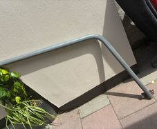 stair/ steps safety rail for outdoors