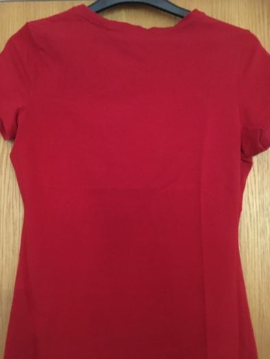 GUESS Lips T-shirt with Animal Print L