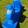 Blue rocking horse Image 2