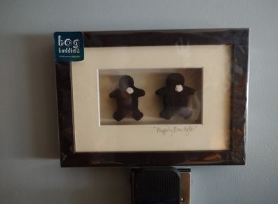 Happily Ever After Framed Irish Turf Carvings. Brand New! Free Tracked Postage!
