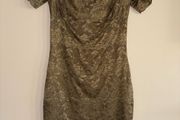 Guess Olive Lace Bodycon Dress Size S