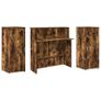 Reception Desk Smoked Oak Image 6