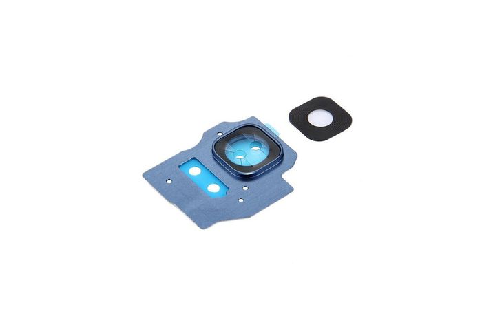 For Samsung Galaxy S8 Plus G955 Camera Lens Rear Glass Cover With Frame Blue - FHT35SMCL