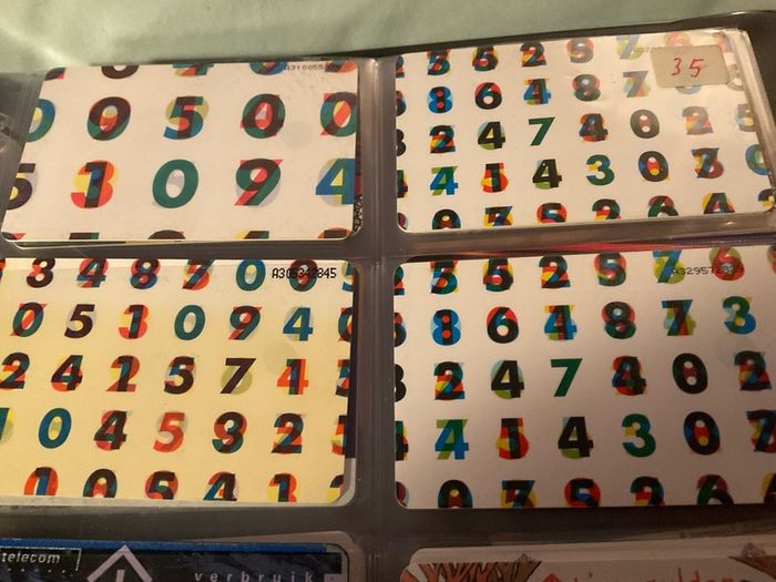 Collection of various PTT TELECOM call cards from the Netherlands circa 1990's pice tbd