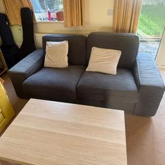 Grey 2 seater sofa