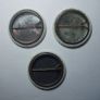 KIA ORA (fruit flavoured squash drinks) - 3 original promotional button badges (1980's) Image 2